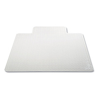 Deflecto DuraMat Moderate Use Chair Mat for Low Pile Carpeting, Lipped, 36 x 48, Clear, 50/Pallet (CM13113B50)
