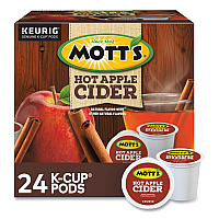 Mott's Hot Apple Cider K-Cup Pods, 1 oz K-Cup Pod, 24/Box (8604)
