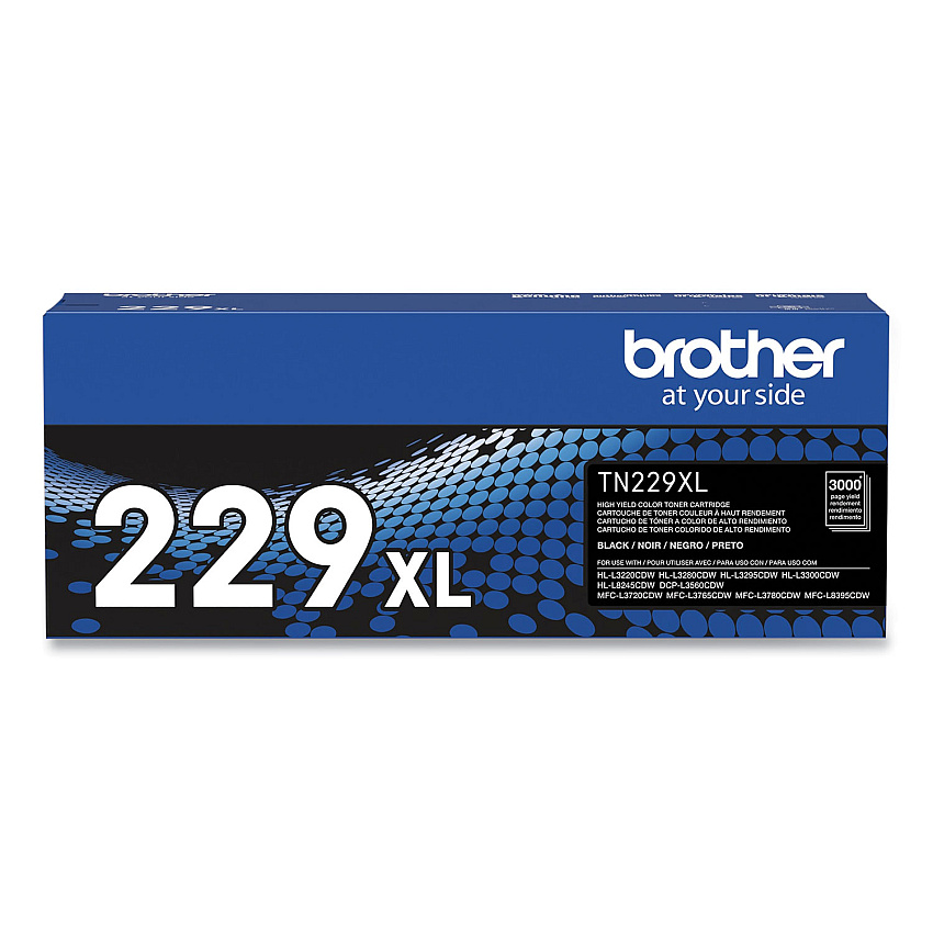Brother TN229XL High-Yield Toner, 3,000 Page-Yield, Black (TN229XLBK)