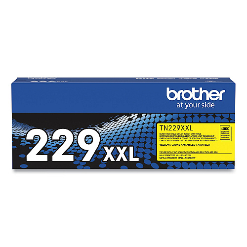 Brother TN229XXLY Super High-Yield Toner, 4,000 Page-Yield, Yellow