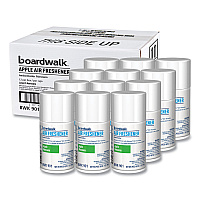 Boardwalk&reg; Metered Air Freshener Refill, Apple Harvest, 12 Cans (BWK901)