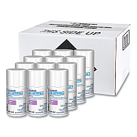 Boardwalk&reg; Metered Air Freshener Refill, Powder Mist, 12 Cans (BWK902)