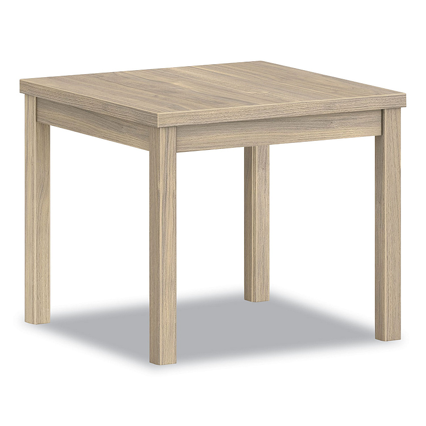 HON 80000 Laminate Occasional End Table, Rectangular, 24w x 20d x 20h, Kingswood Walnut (80193LKI1)