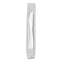 Regal Mediumweight Cutlery, Individually Wrapped, Knife, White, 1,000/carton