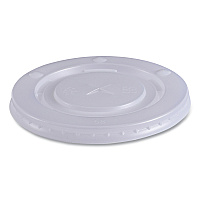Boardwalk Deerfield Cold Cup Lids, Fits 12 oz to 20 oz Cups, Clear, Plastic, 50/Pack, 20 Packs/Carton (BWKDEERCLIDW)