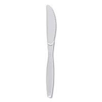 Boardwalk&reg; Heavyweight Plastic Cutlery, Knife, 1000 Knives (BWKKNIFEHWPPWH)