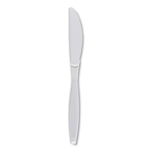 Boardwalk&reg; Heavyweight Plastic Cutlery, Knife, 1000 Knives (BWKKNIFEHWPPWH)