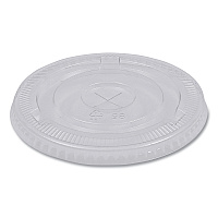 Boardwalk&reg; PET Cold Cup Lids, Fits 16-24oz Plastic Cups, 1000 Lids (BWKPETSTRAW)