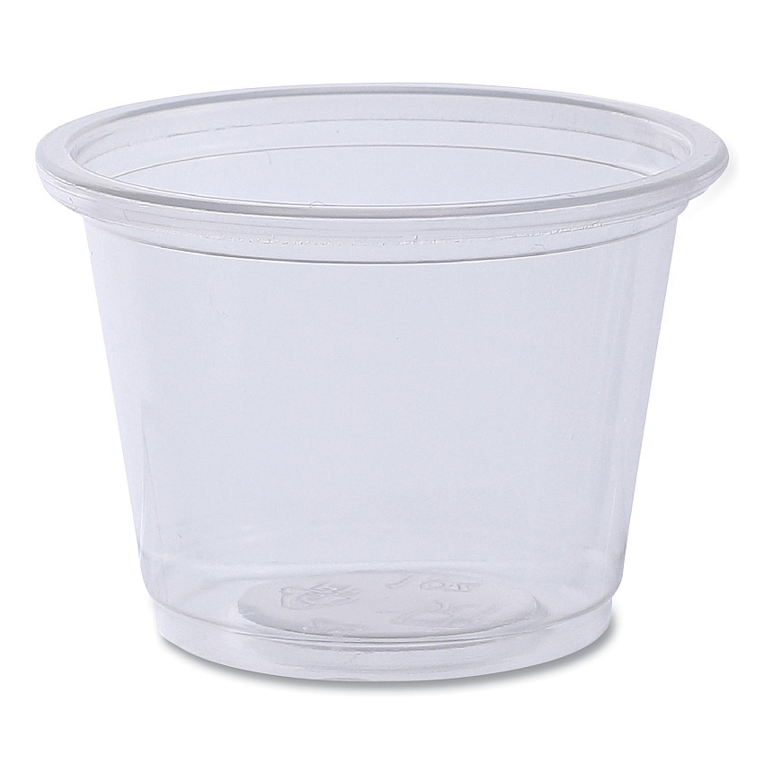 Boardwalk&reg; Soufflé Portion Cups, Clear, 1 oz., 2500 Cups (BWKPRTN1TS)