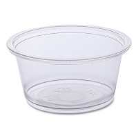 Boardwalk&reg; Soufflé/Portion Cups, 2 oz, Clear, 2500/Carton (BWKPRTN2TS)