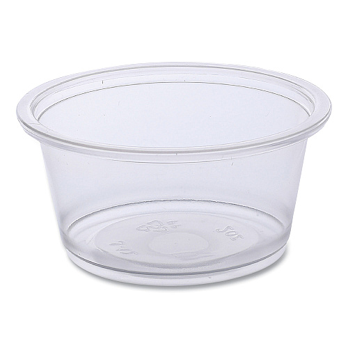 Boardwalk&reg; Soufflé/Portion Cups, 2 oz, Clear, 2500/Carton (BWKPRTN2TS)
