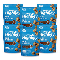 HighKey Chocolate Chip Cookies, 2 oz, Bag, 6/Carton (60000270)