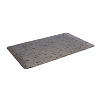 Crown Mats Cushion-Step Marbleized Rubber Mat, 24 x 36, Gray (CU2436GY)