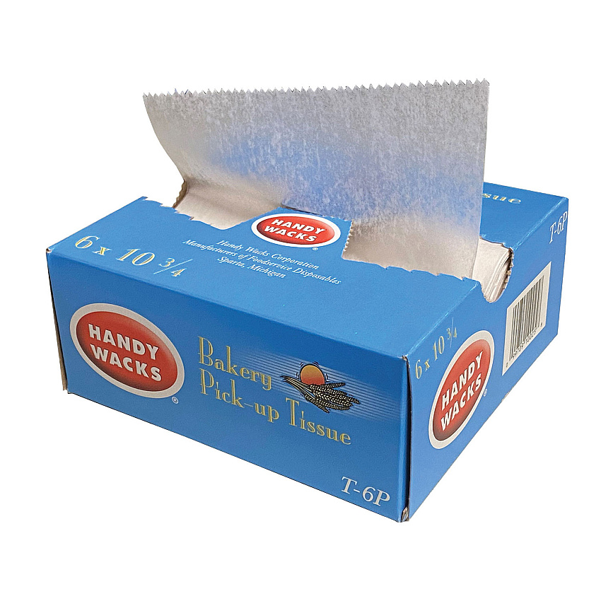 Handy Wacks Bakery Pick-up Tissue Deli Sheets, 10.75 x 6, 1,000/Box, 10 Boxes/Carton (T6P)