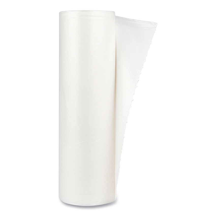 Inteplast Group High-Density Commercial Can Liner Value Pack, 45 gal, 11 mic, 40" x 46", Clear, Interleaved Roll, 25 Bags/Roll, 10 Rolls/CT (VALH4048N12)