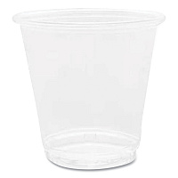 Karat PET Plastic Cups, 3 oz, Clear, 2,500/Carton (CKC3)