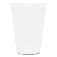 Karat PET Plastic Cups, 7 oz, Clear, 1,000/Carton (CKC7)