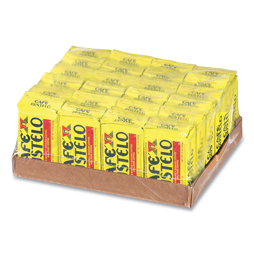 Cafe Bustelo Coffee, Espresso, 10 oz Brick Pack, 24/Carton (01720CT)