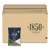 1850 Coffee Fraction Packs, Pioneer Blend Decaf, Medium Roast, 2.5 oz Pack, 24 Packs/Carton (21513)