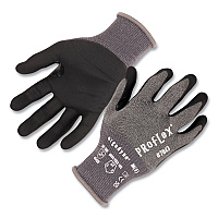 ergodyne ProFlex 7043 ANSI A4 Nitrile Coated CR Gloves, Gray, Medium, 12 Pairs (10513)