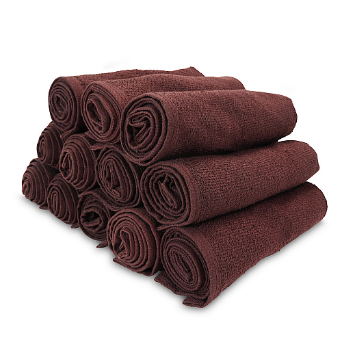 Cotton Salon Towel 16x28 Brown - Case Of 144 (BB-1628-3BRN-CS)