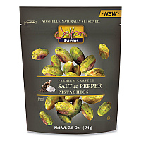 Setton Farms Salt and Pepper Pistachios, 2.5 oz Bag, 8/Carton (6003)