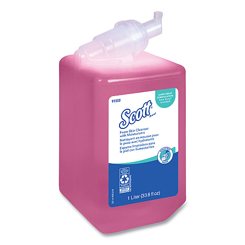 Scott Pro Foam Skin Cleanser with Moisturizers Refill, Light Floral, 1,000 mL (91552)