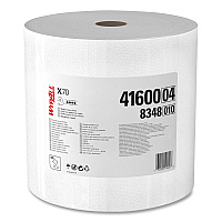 WypAll X70 Cloths, Jumbo Roll, Perf., 12.4 x 12.2, White, 870 Towels/Roll (41600)
