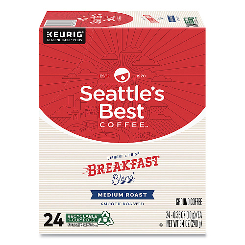 Seattle's Best Breakfast Blend Coffee K-Cups, 24/Box (12407882)