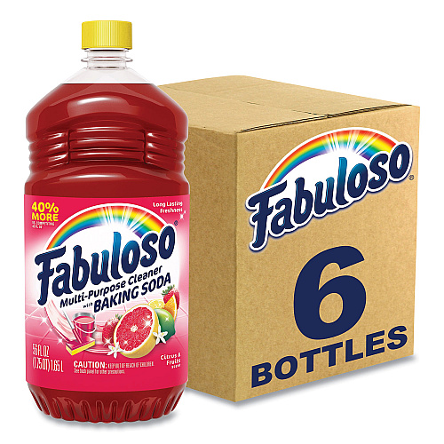 Fabuloso&reg; Multi-Use Cleaner, Citrus Scent, 56 oz., 6 Bottles (153091)