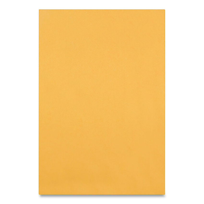 Quality Park Clasp Envelope, 28 lb Bond Weight Kraft, #63, Square Flap, Clasp/Gummed Closure, 6.5 x 9.5, Brown Kraft, 100/Box (37863)