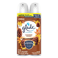 Glade Air Freshener, Cashmere Woods, 8.3 oz Aerosol Spray,  3/Carton (346577)