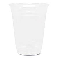 Karat PET Plastic Cups, 16 oz, Clear, 1,000/Carton (CKC16)