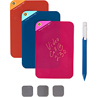 Boogie Board VersaNotes Starter Pack Reusable Notes, 4 x 6, Three Assorted Color Notes Plus Pen (VN20M60001)