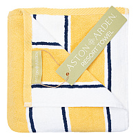 Aston & Arden Pinstriped Beach Towel 35x70 Yellowavy - 1 Each (BT-PINSTR-25YN)