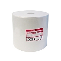Shopworks W600 Wipers, Hydroknit, White,12x12, Roll, 1100/rl - Case Of 3 Rolls (34955-3)