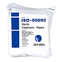 Sterile Cleanroom Wipe 9x9 Non-woven Polycellulose Wiper, Bag Of 300 (ISO-0909S)
