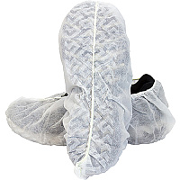 Disposable Shoe Cover With Tread, Case Of 300 Pairs (M21WSZ-300-XL)