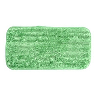 Microworks Flat Microfiber Pad, Green, 11" - Pack Of 12 (2504-SPH-MFP-11G)