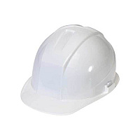 Hard Hat With 4 Point Ratchet Suspension, White, - 1 Each (HP-HHR4-WH)