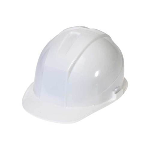 Hard Hat With 4 Point Ratchet Suspension, White, - 1 Each (HP-HHR4-WH)