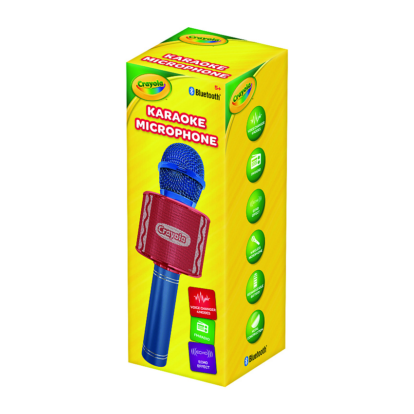 Crayola Karaoke Wireless Microphone, Blue (CKM150B)