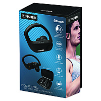 Fisher Edge Pro True Wireless Earphones, Black (FTW220K)