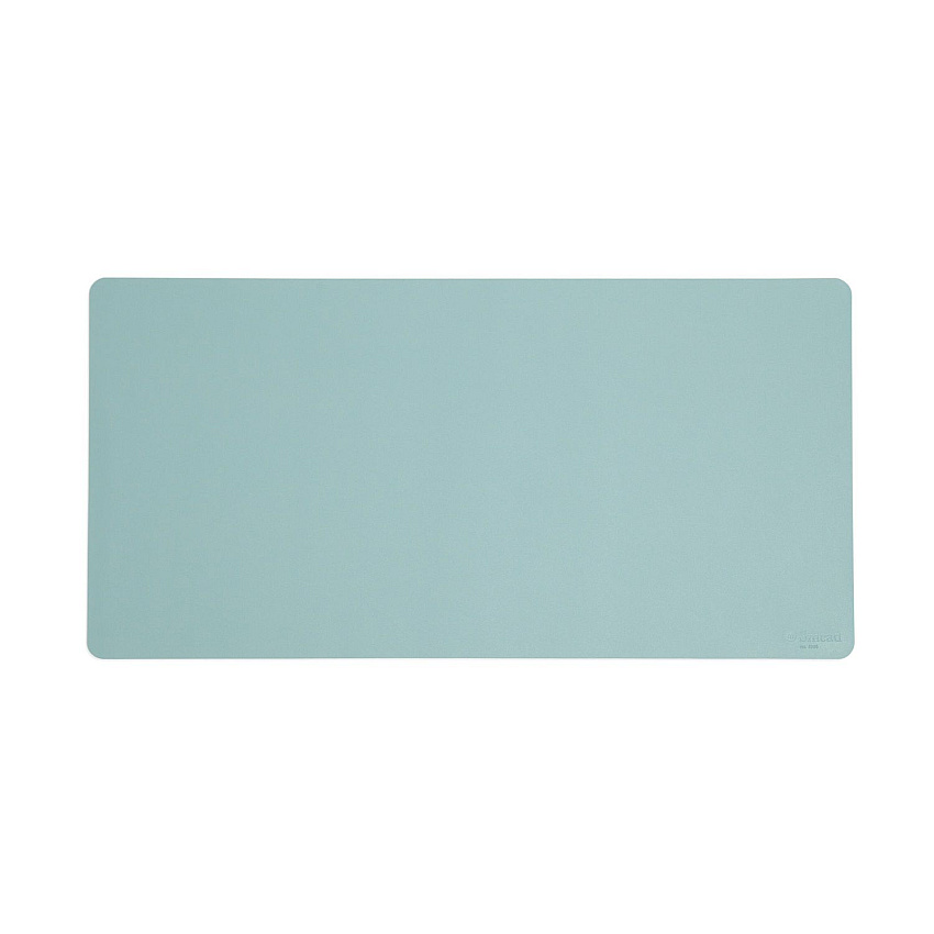 Smead Vegan Leather Desk Pads, 31.5" x 15.7", Light Blue (64835)