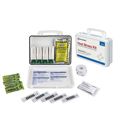 First Aid Only Unitized OSHA Compliant Heat Stress Kit, 26 Pieces, Plastic case (5250)