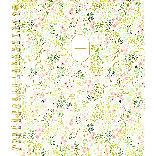 Cambridge Leah Bisch Academic Year Weekly/Monthly Planner, Floral Artwork, 11 x 9.25, Multicolor Cover, 12-Month: July 2024 - June 2025 (LB33905A)