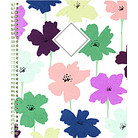 Cambridge GreenPath Academic Year Weekly/Monthly Planner, Floral Artwork, 11 x 9.38, Multicolor Cover, 12-Month: July 2024 to June 2025 (GP46905A)
