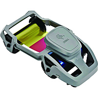 Zebra Technologies True Colors 2-Sided Wax Ribbon, Black/Cyan/Magenta/Yellow (800300360)