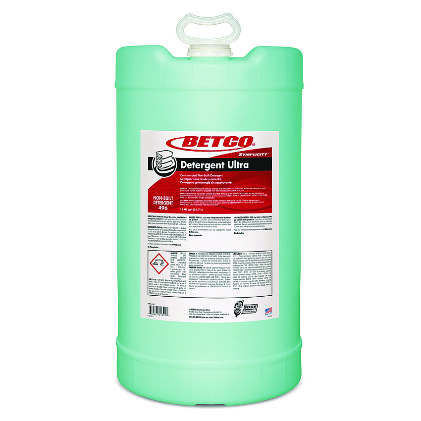 Betco Symplicity Detergent Ultra, Pleasant, 15 gal Drum (4967700)