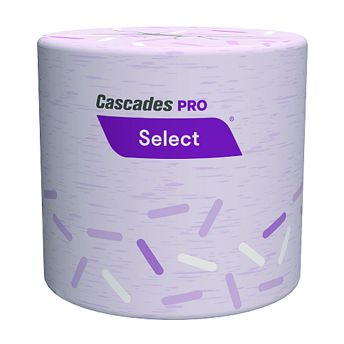 Cascades&reg; Pro Select Standard Toilet Paper, 1-Ply, 1,000-ft. Roll, 96 Rolls (B152)